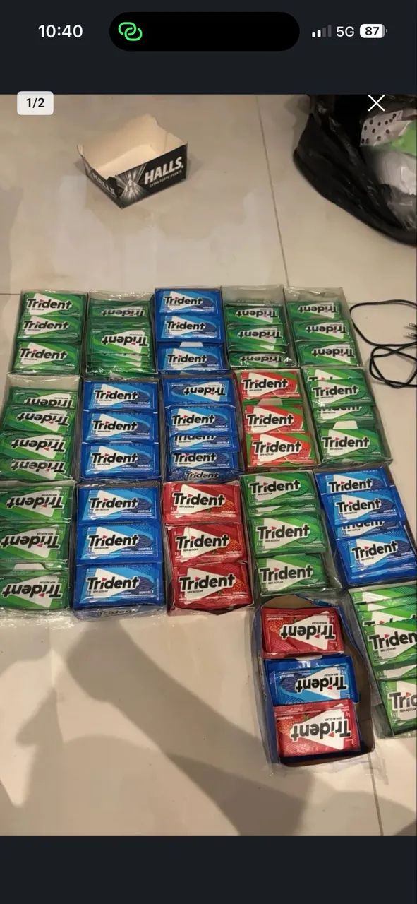 Trident e Halls  - Foto 2