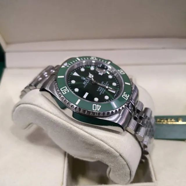 Relógio ROLEX AUTOMÁTICO - MODELO SUBMARINER HULK PULSEIRA JUBILEU - Foto 5