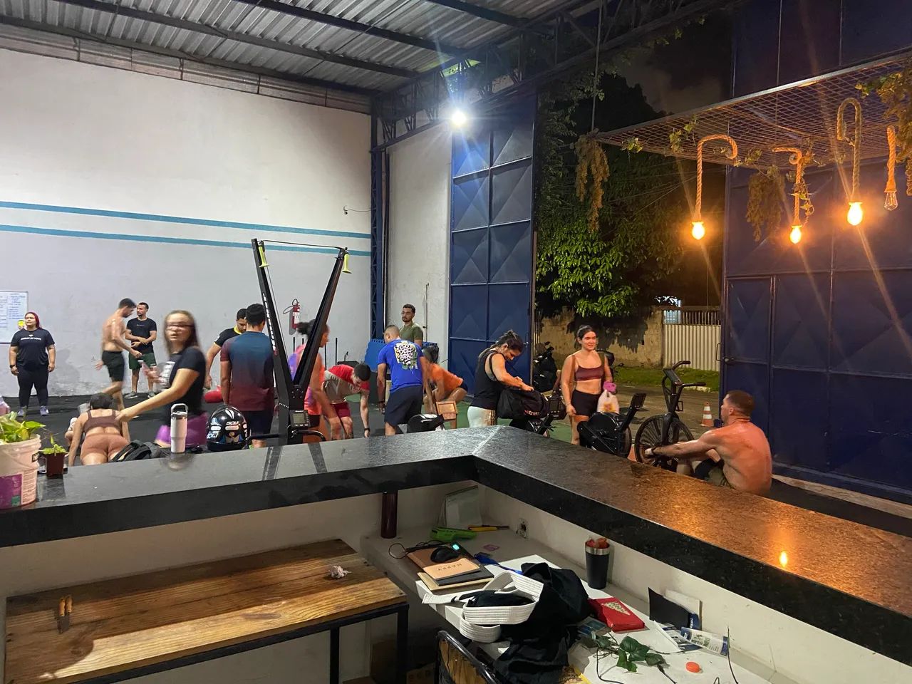 Espaço para cantina em academia