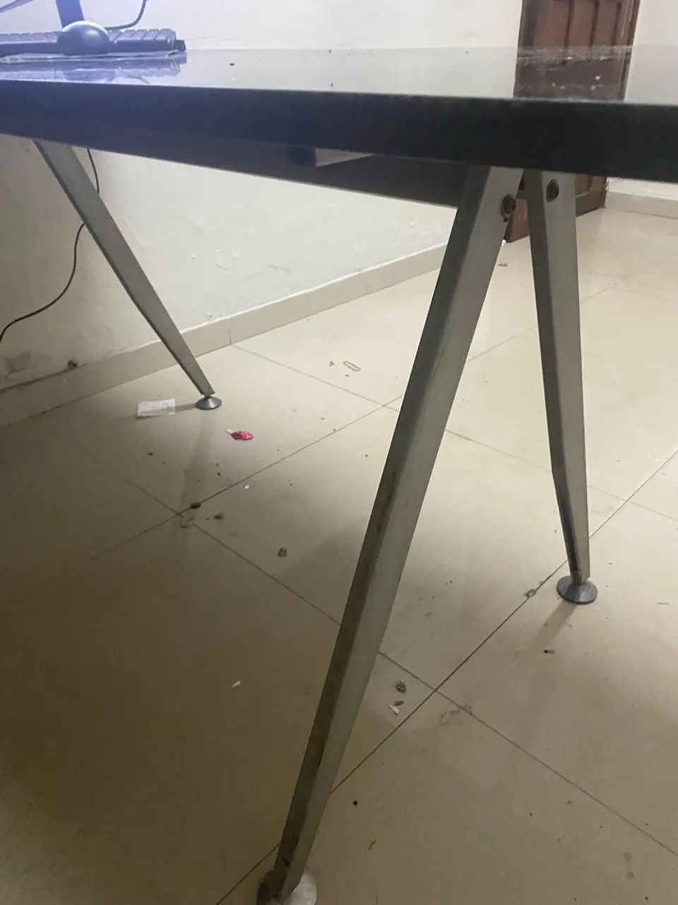 MESA DE ESCRITÓRIO EM GRANITO PRETO - Foto 3