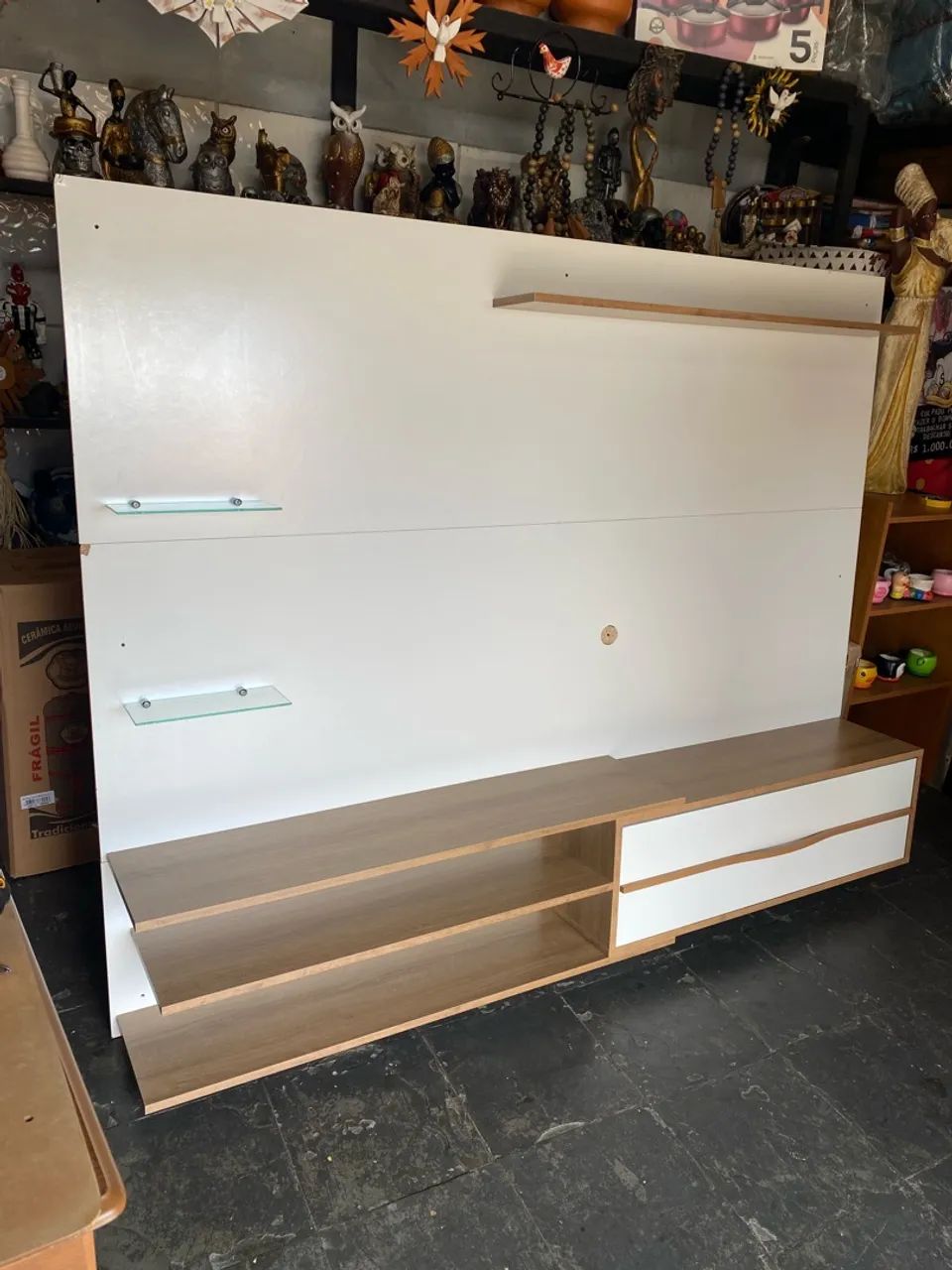 Painel para Tv até 65 polegadas branco 1 porta Promoção  - Foto 2
