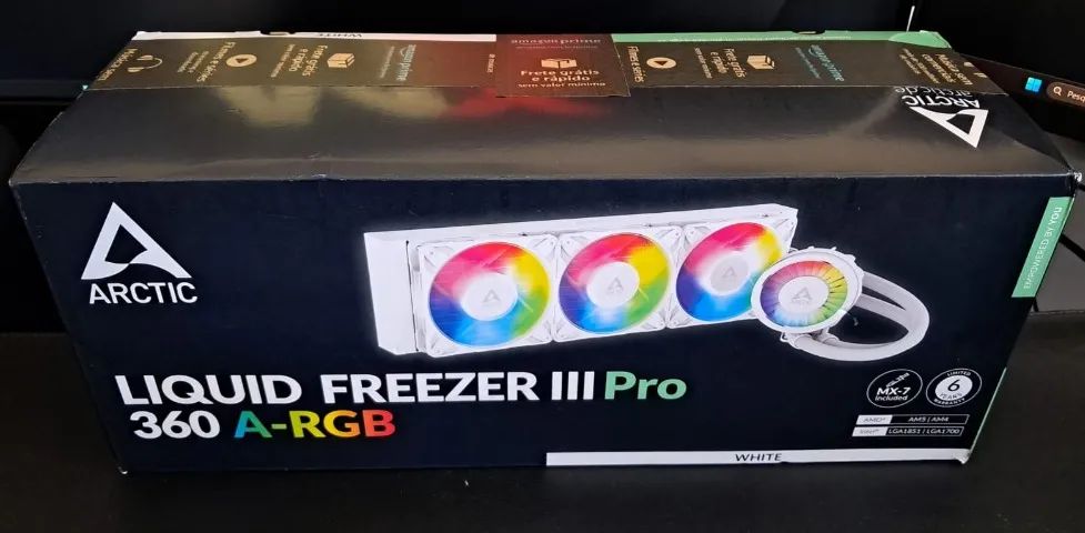 Water Cooler Arctic Liquid Freezer III Pro 360mm [NOVO/LACRADO] Leiam o anuncio