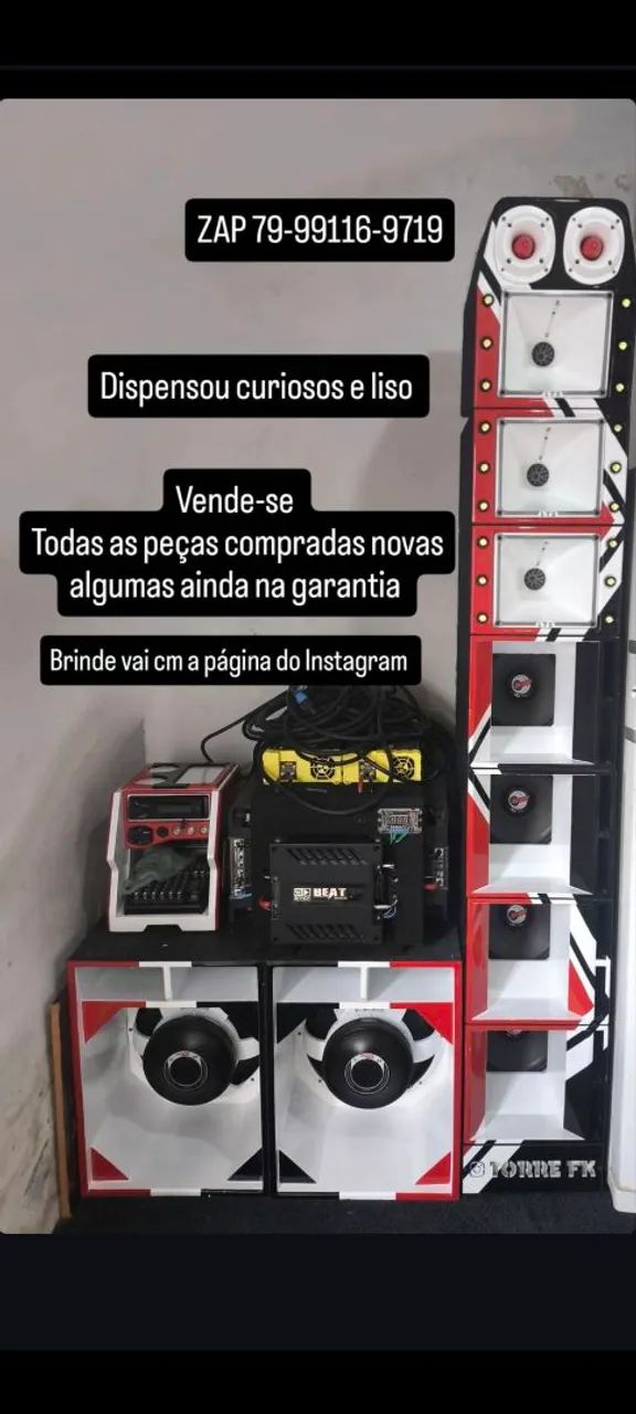 Vendo torre de som 