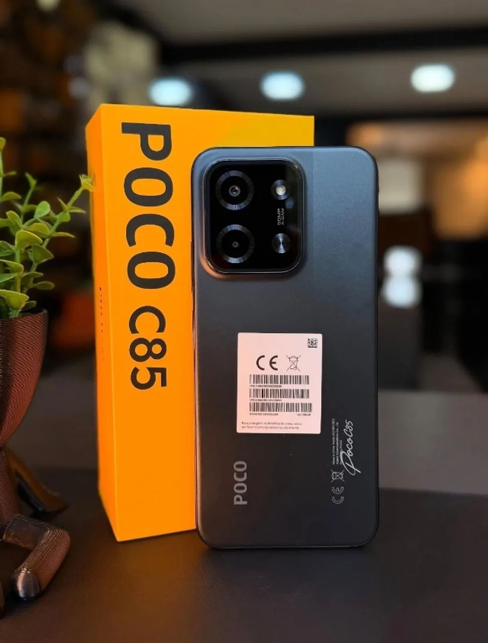 POCO C85 4G 8RAM 256GB PRETO NOVOS