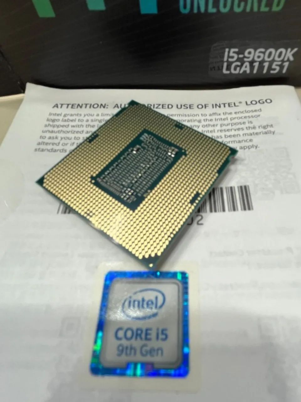Processador Intel Core i5 9600K - 9ª Geração - Foto 2