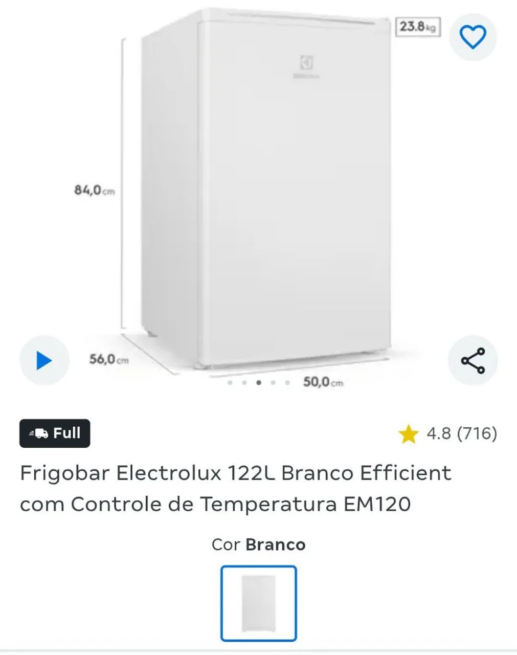 Frigobar novo na caixa - Geladeiras e Freezers - Capim Macio