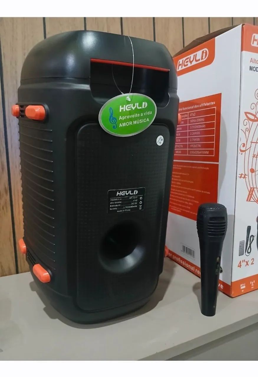 Caixa de som via Bluetooth Com microfone  - Foto 3