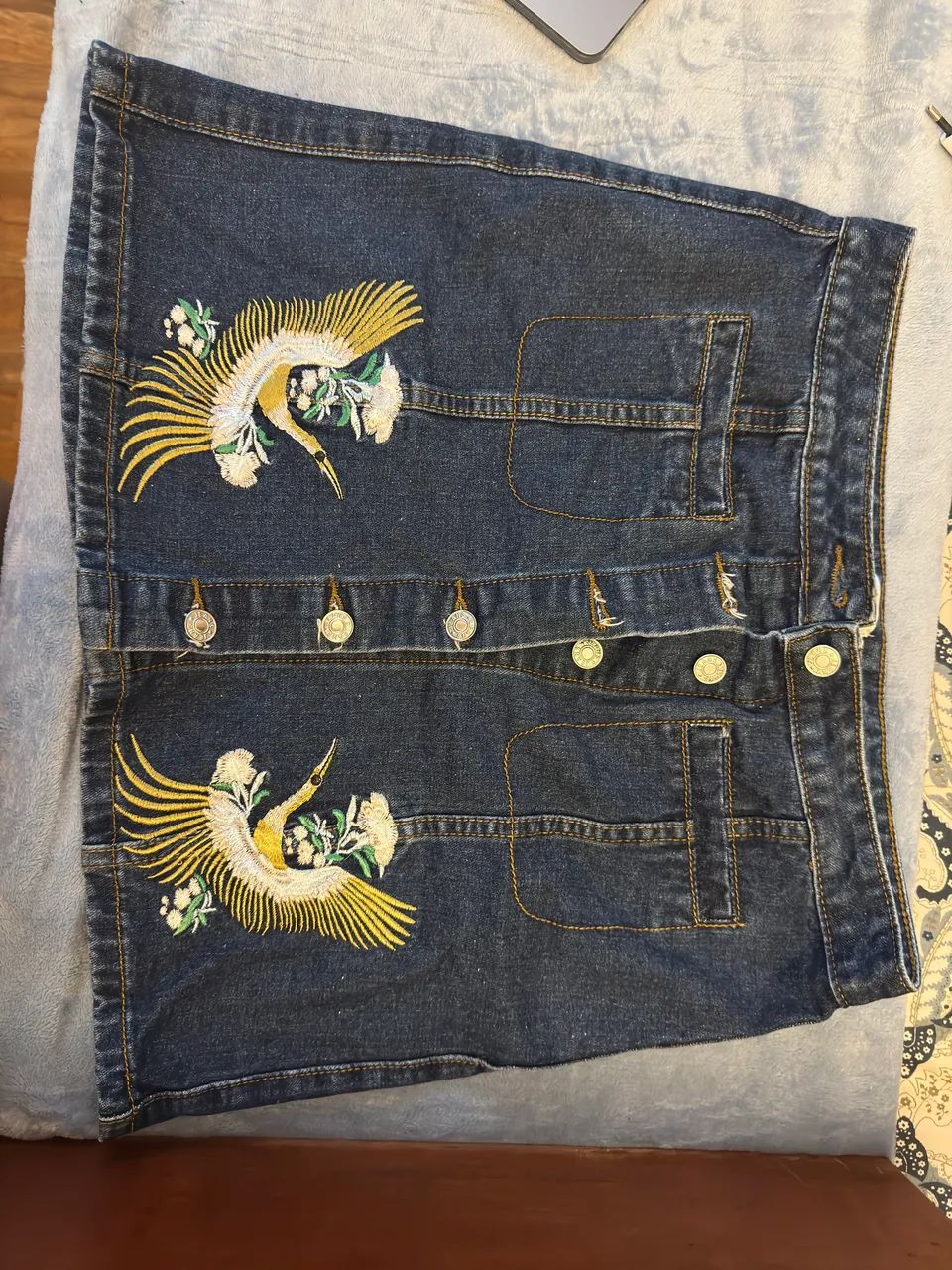 Saia jeans 