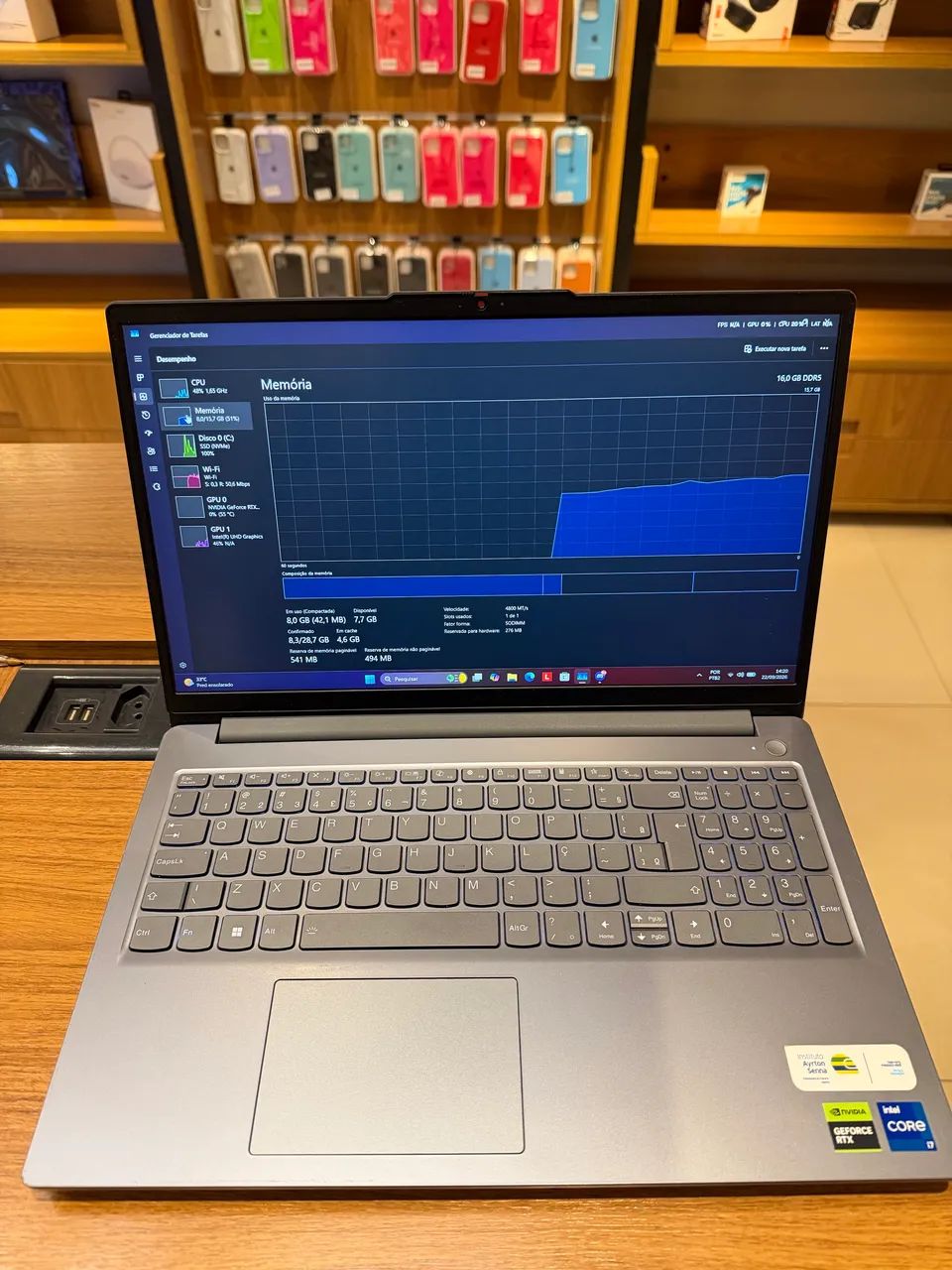 Notebook gamer Lenovo LOQ-e - Foto 4