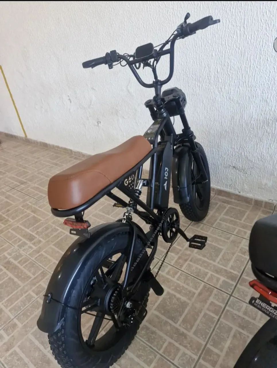 Bicicleta elétrica 1000 watts hdj semi nova! - Foto 2