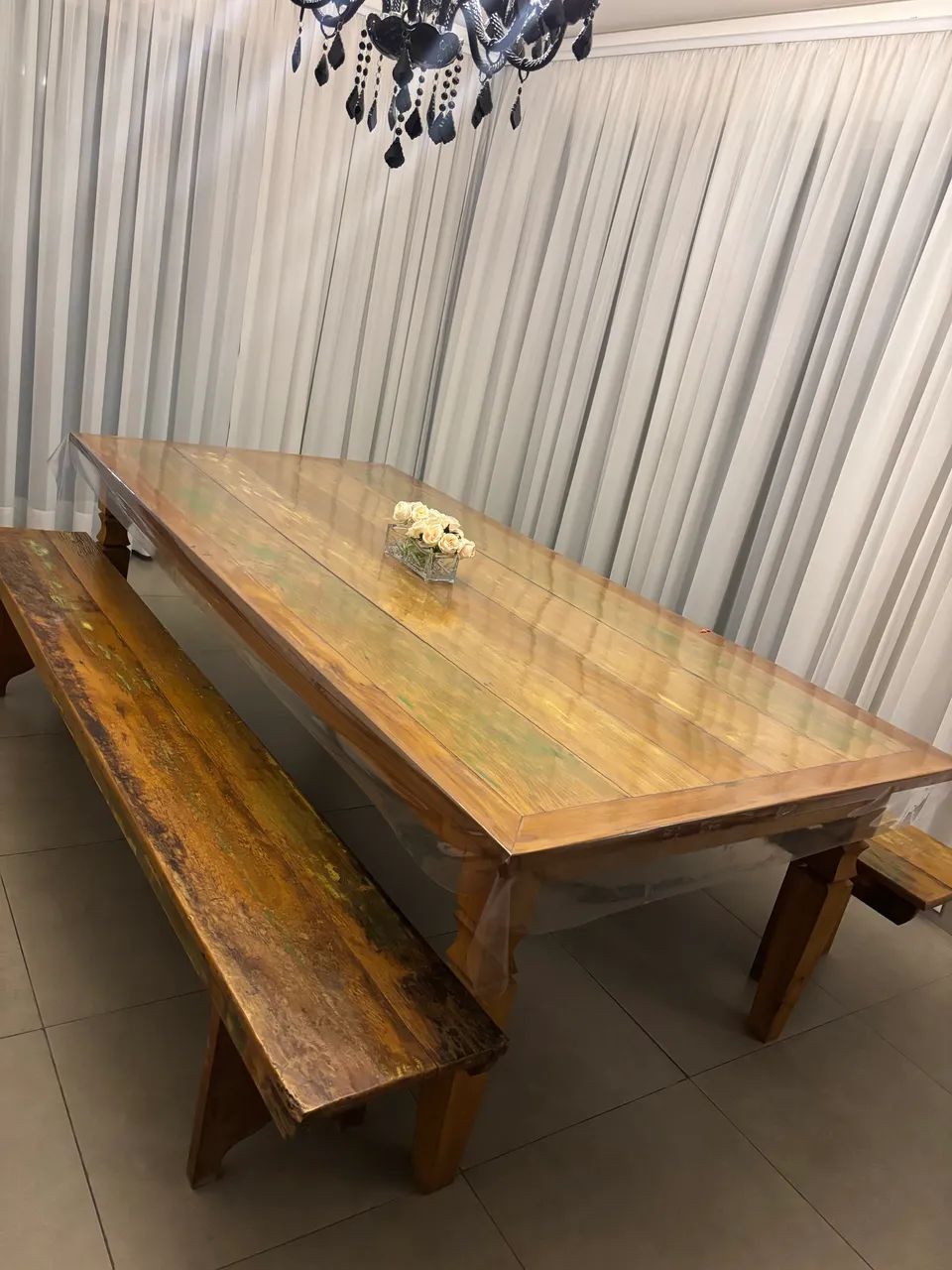 Mesa madeira de demolição  - Foto 5