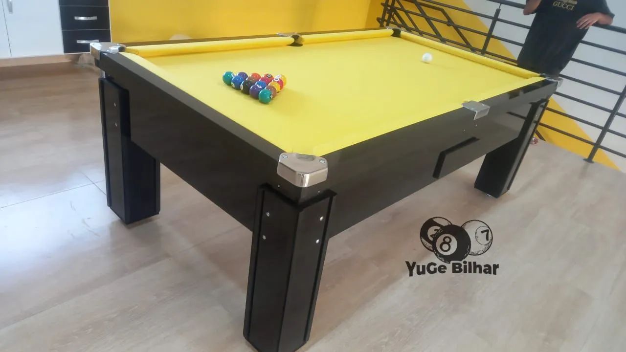 Mesa de bilhar mesa de sinuca com campo de pedra ardósia 