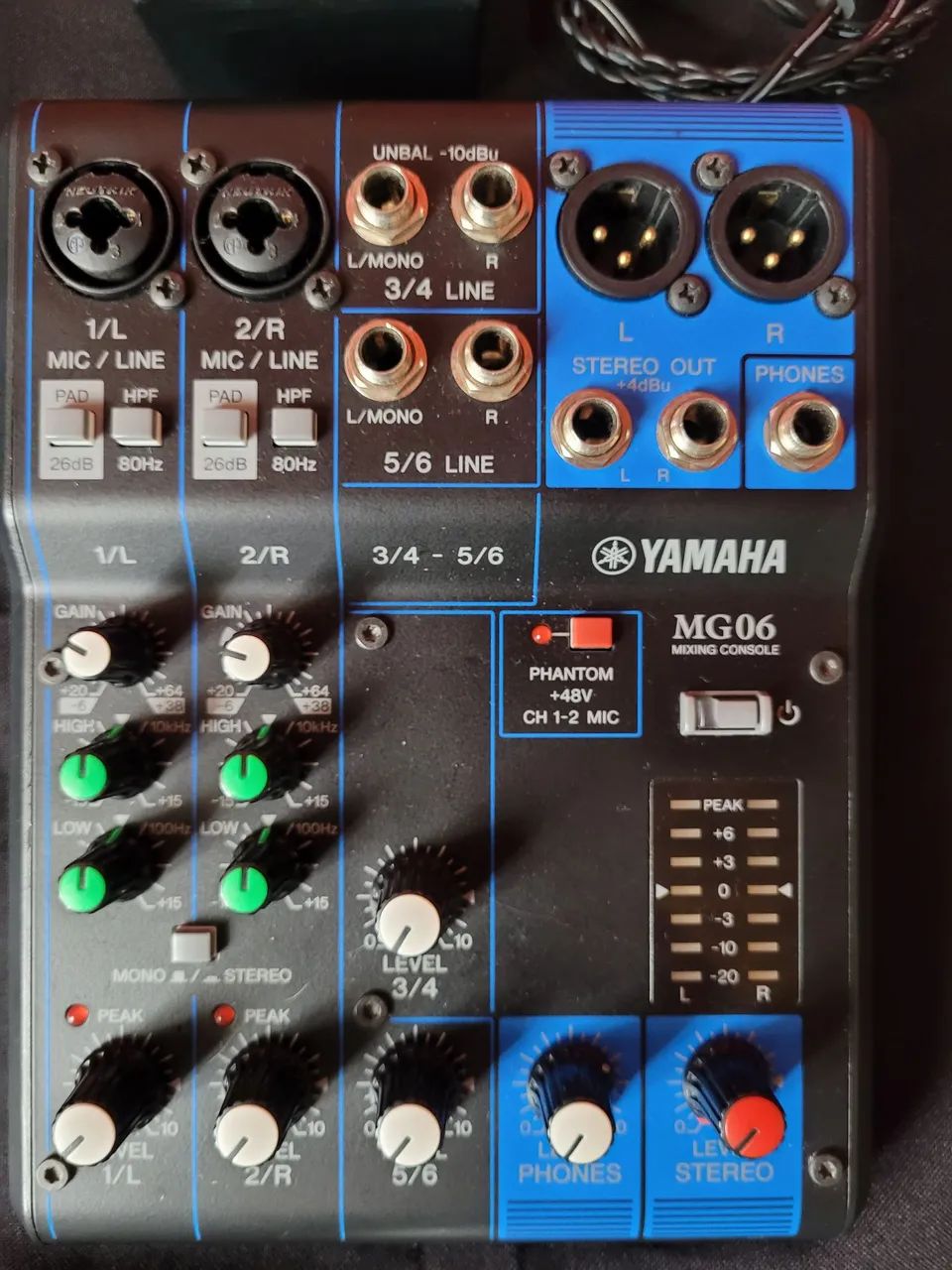 Mesa yamaha MG-06 IMPECÁVEL 