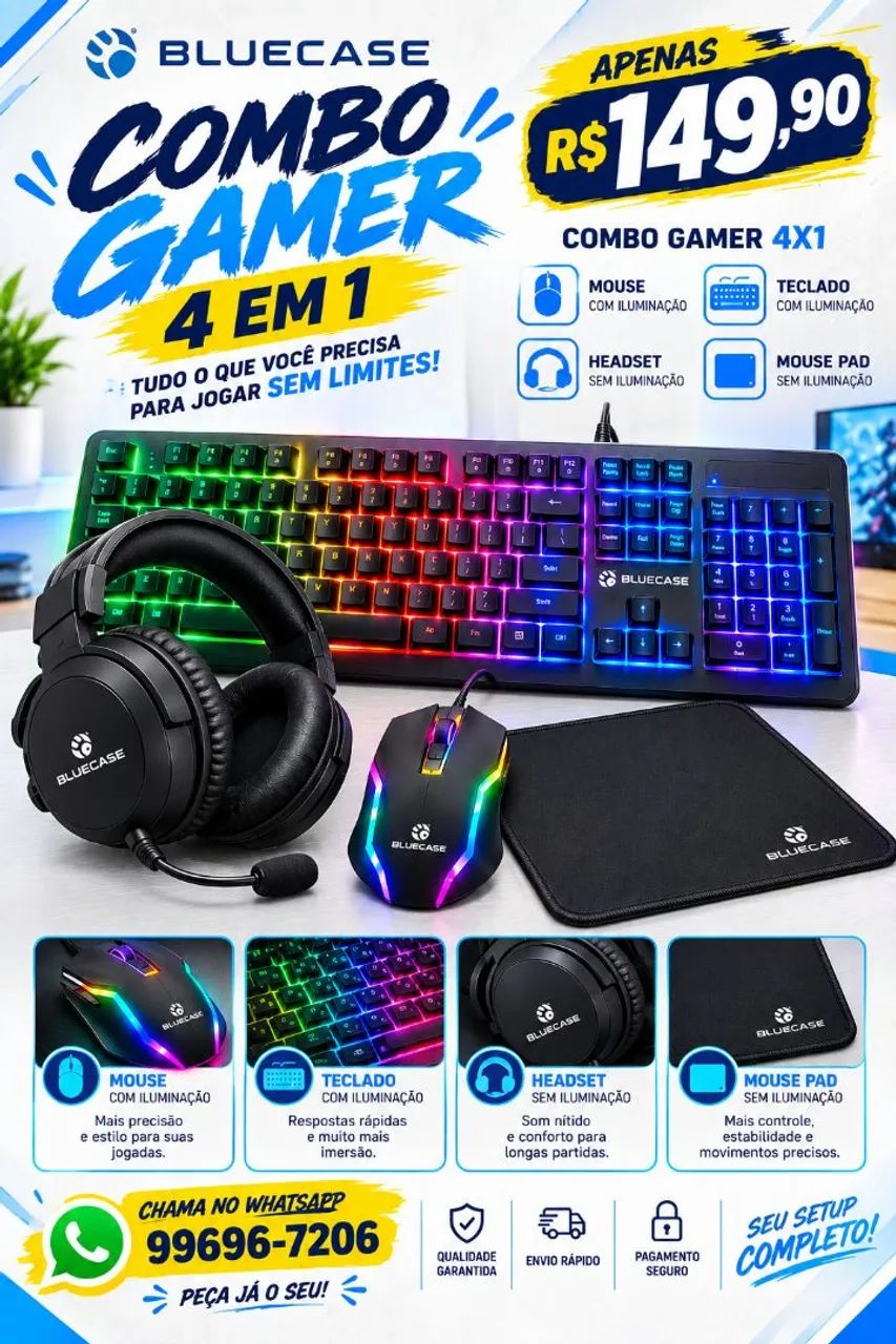 Combo 4x1 Gamer - Foto 2