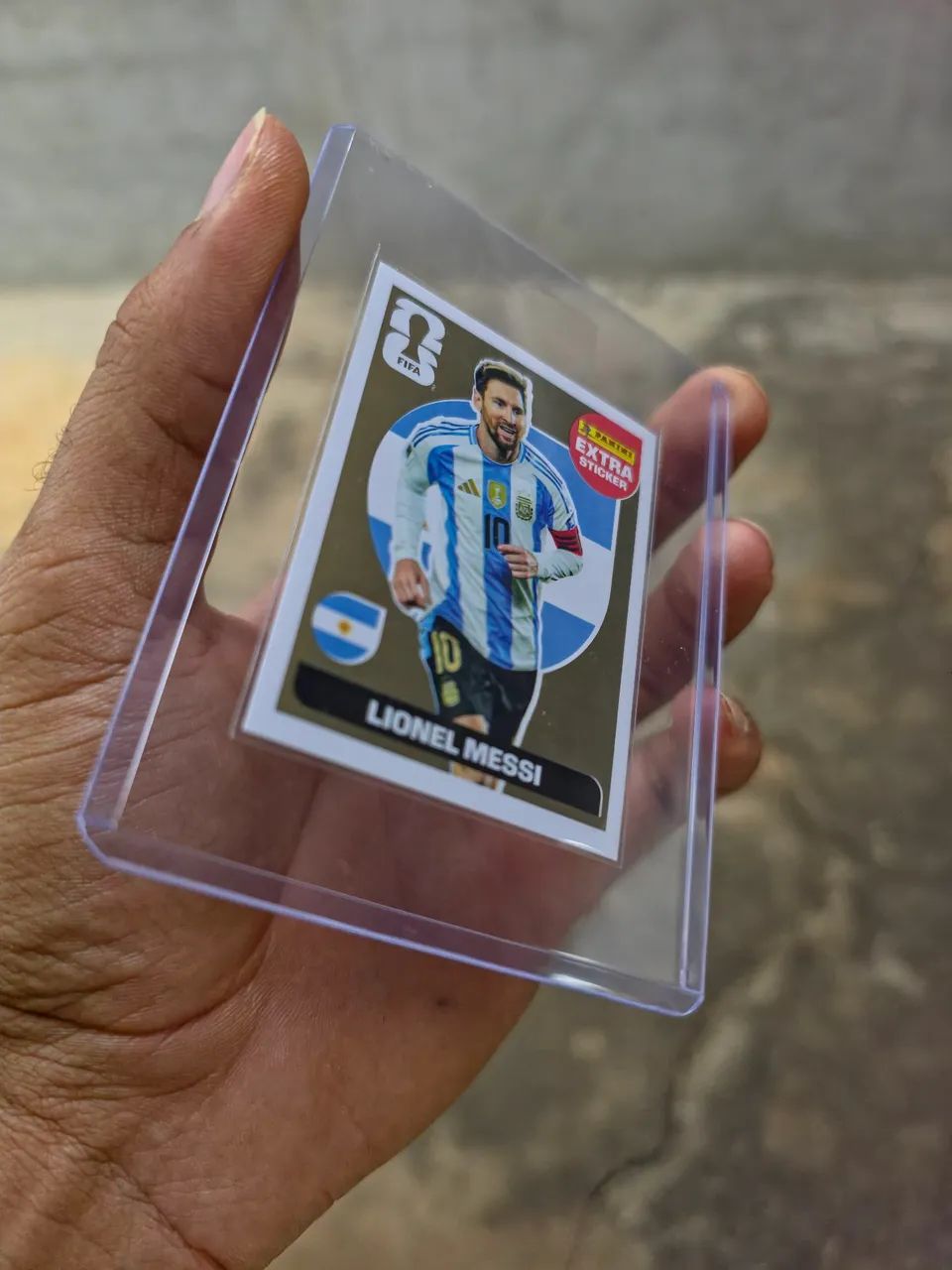 FIGURINHA LEGEND MESSI DOURADO - Foto 5