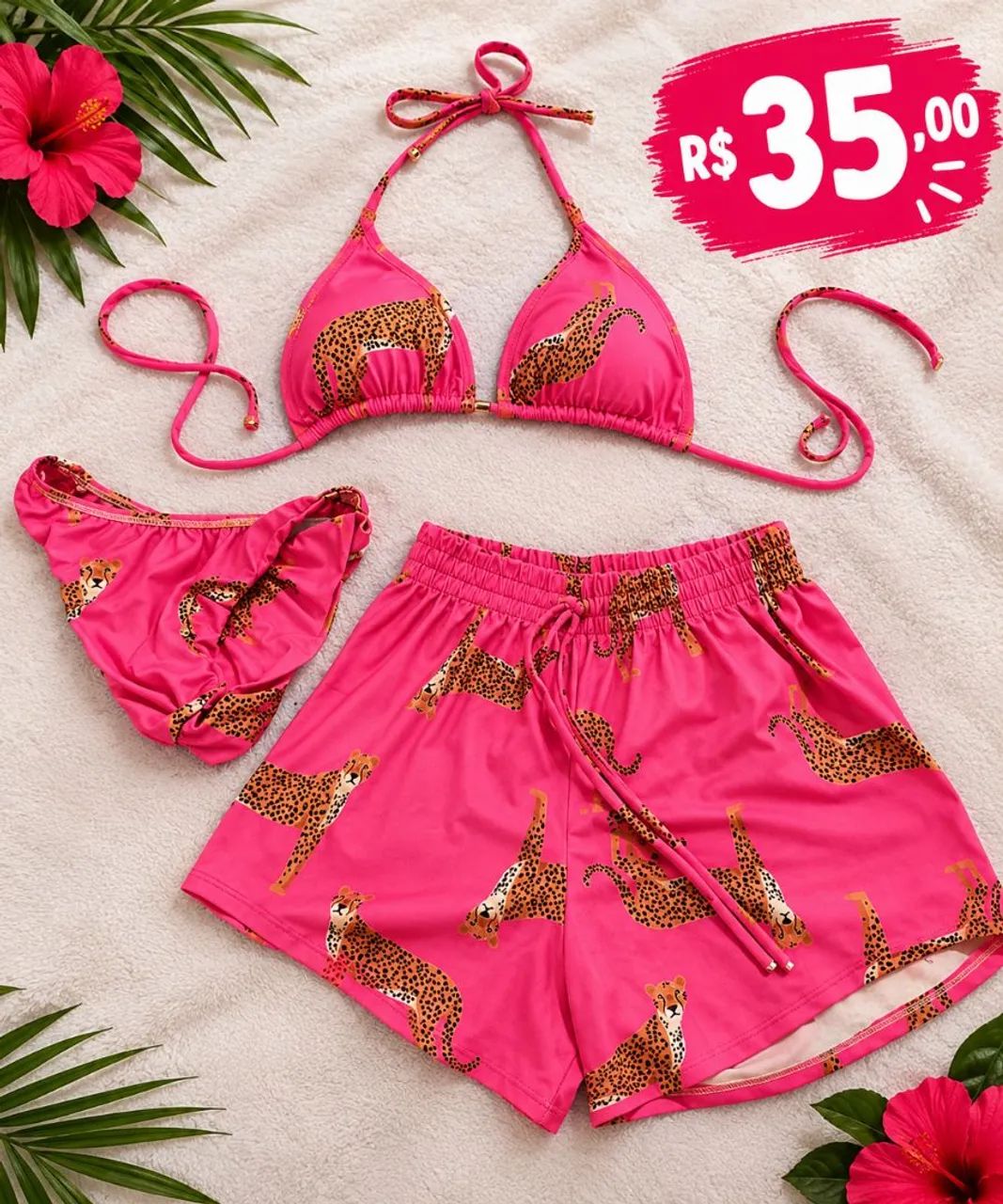 Conjunto praia 