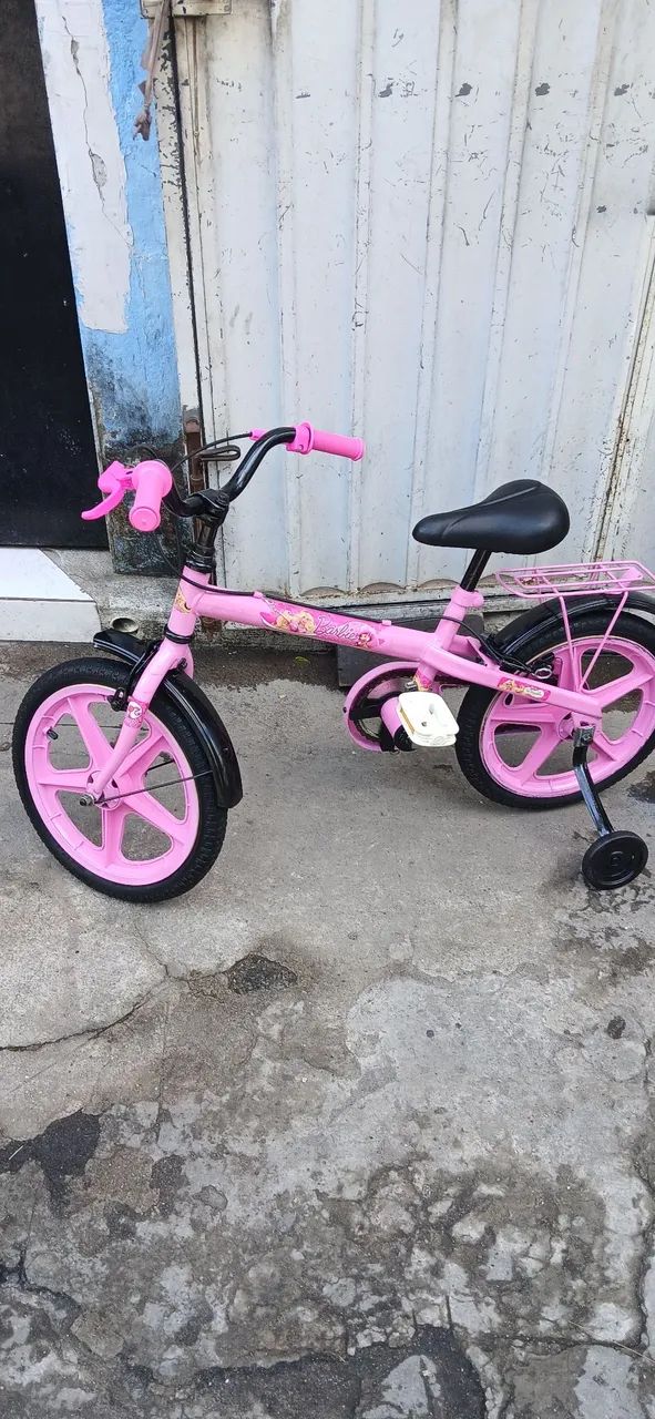 Bicicleta aro 16 cor rosa 