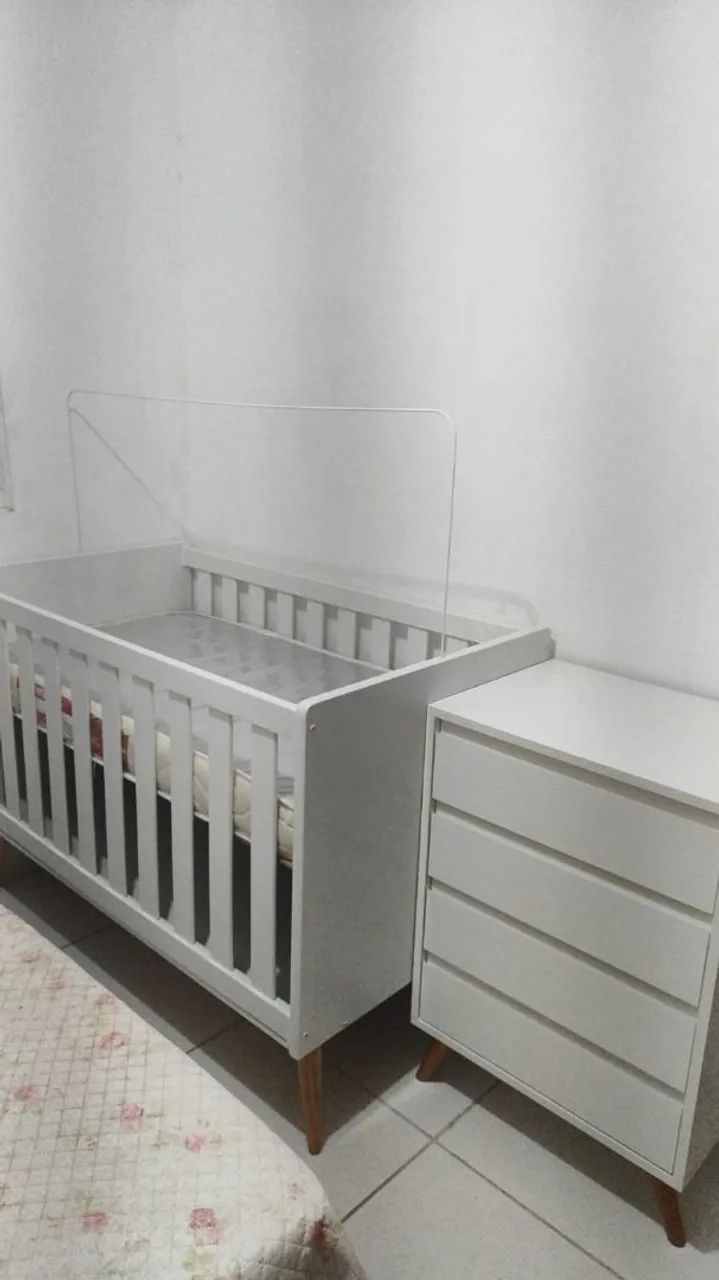 Berço 2 em 1 (Berço e Cama) - Foto 4