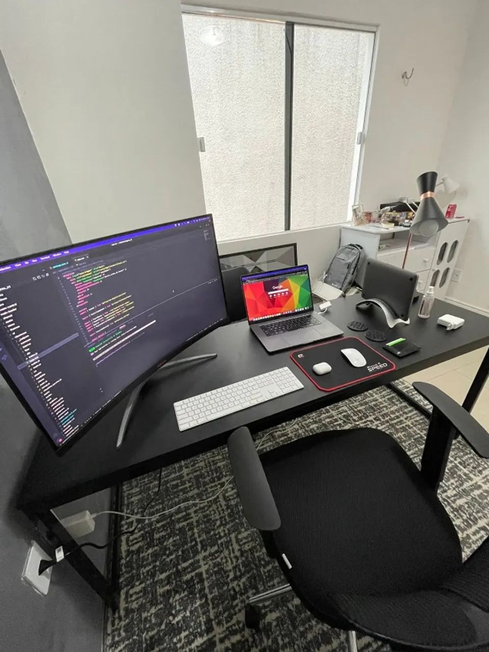 Mesa de Estudo Reforçada 1,80m NOVA Multiuso para Computador Notebook Home Office Birô - Foto 2