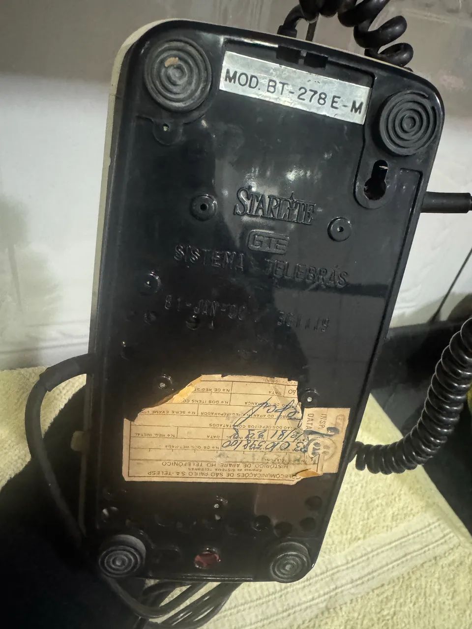 Telefone de disco vintage modelo GTE starline BT278E - Foto 3