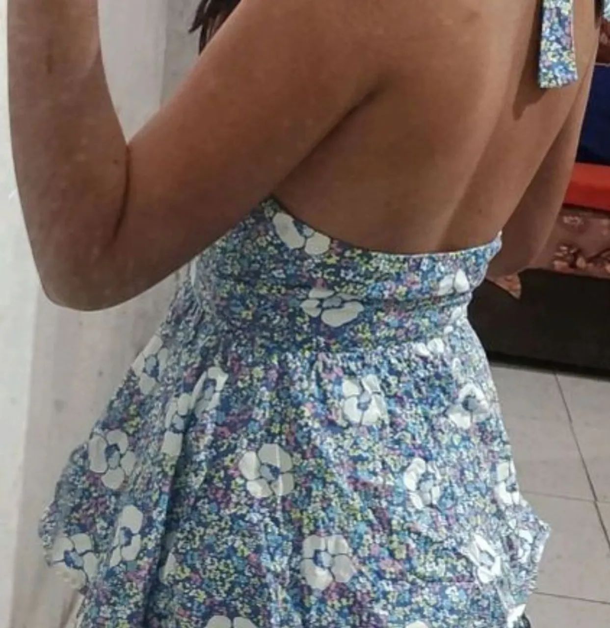 Vestido floral azul - Foto 3