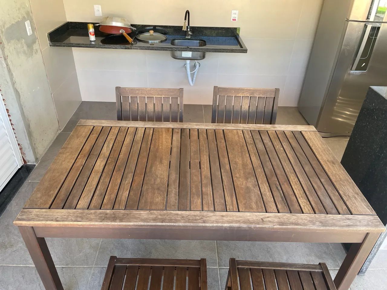 Mesa de madeira  - Foto 3