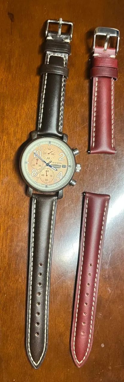 RELOGIO DE PULSO FÓSSIL DEFENDER DE-1501 / CRONÓGRAFO QUARTZO - Foto 3