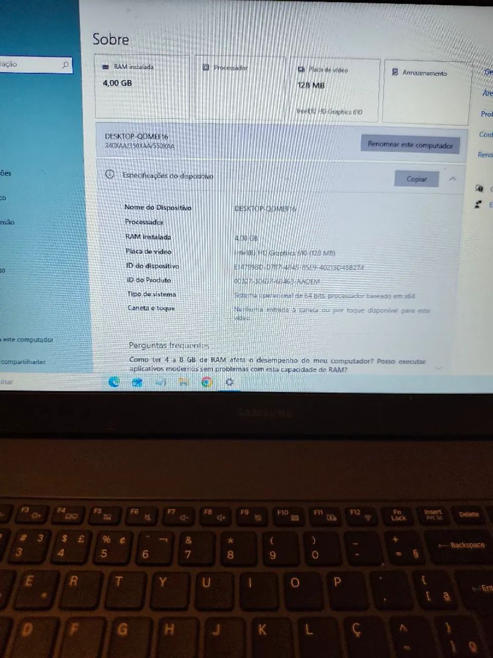 Notebook Samsung NP350XAA - Foto 3