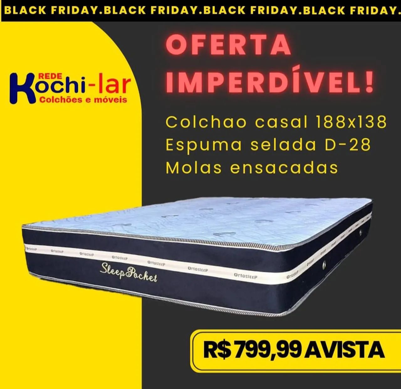 Colchão molas ensacadas individualmente 