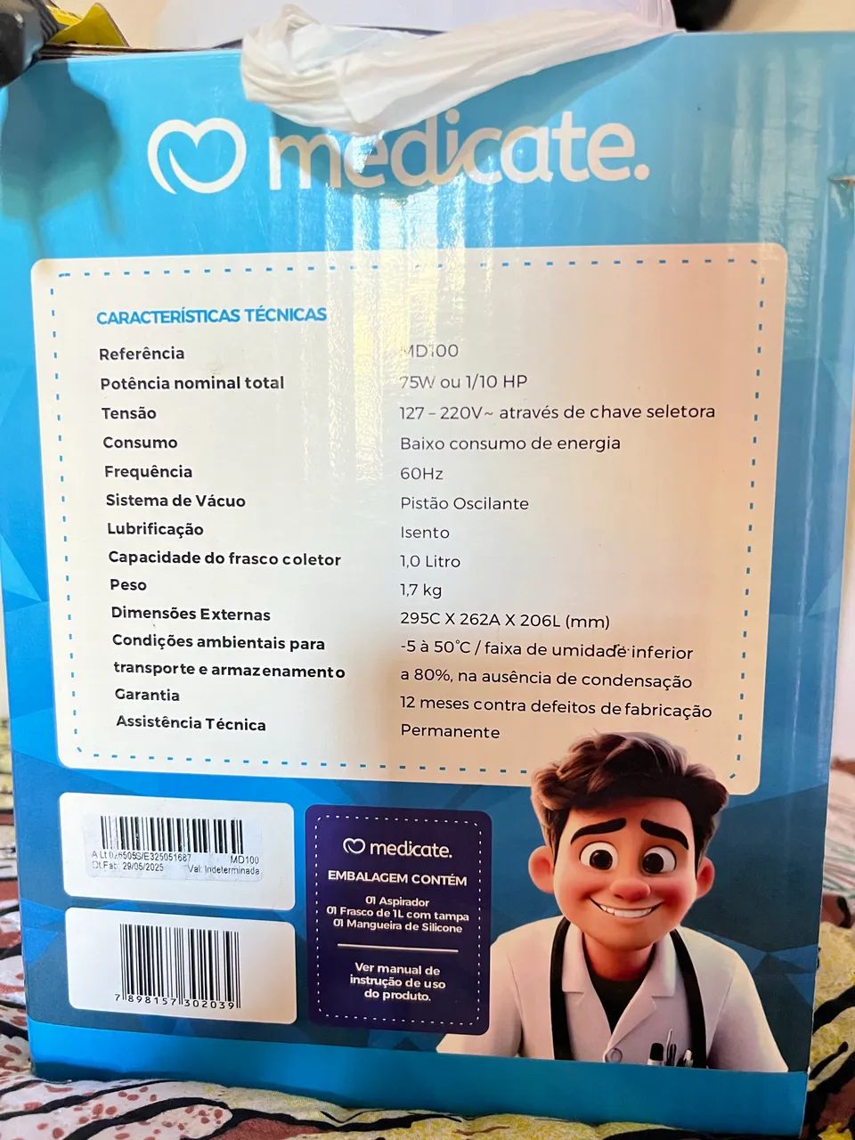 Aspirador de secreção 