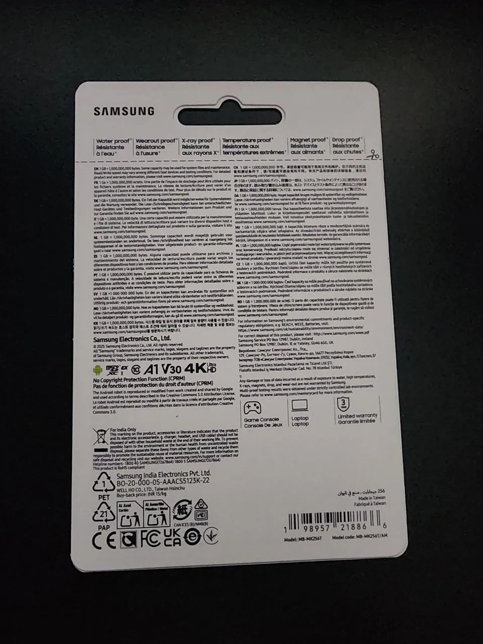 Micro sd express samsung 256gb - Foto 2