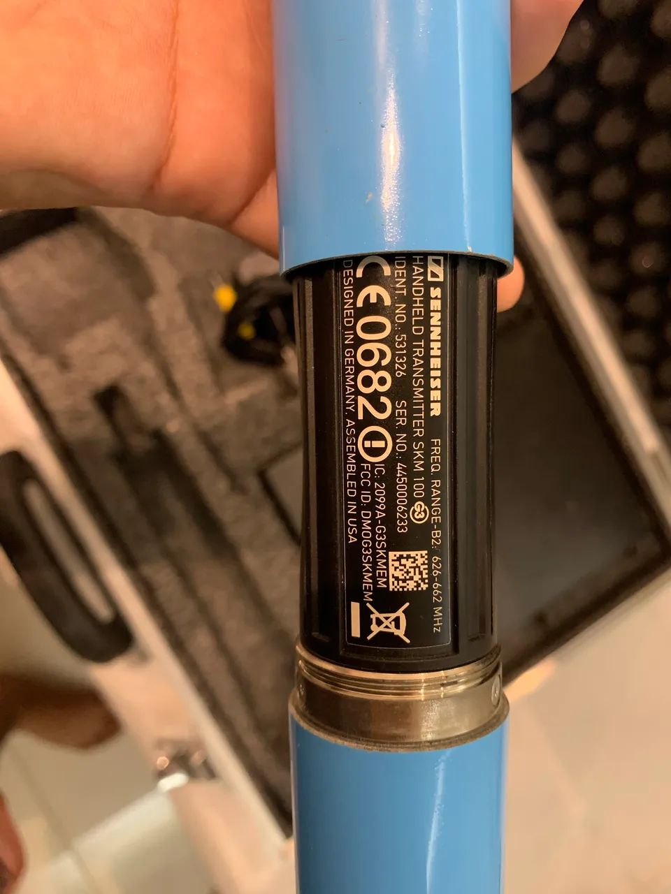 Microfone Sennheiser ew100 G3 Original + Hard Case  - Foto 4