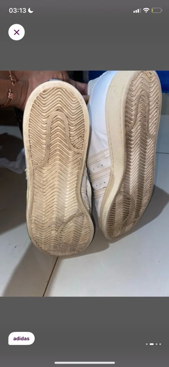 Tênis adidas branco 43 - Foto 3