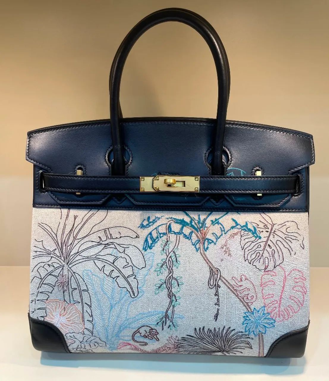 Hermès Faubourg Tropical Birkin 30/  - Foto 3