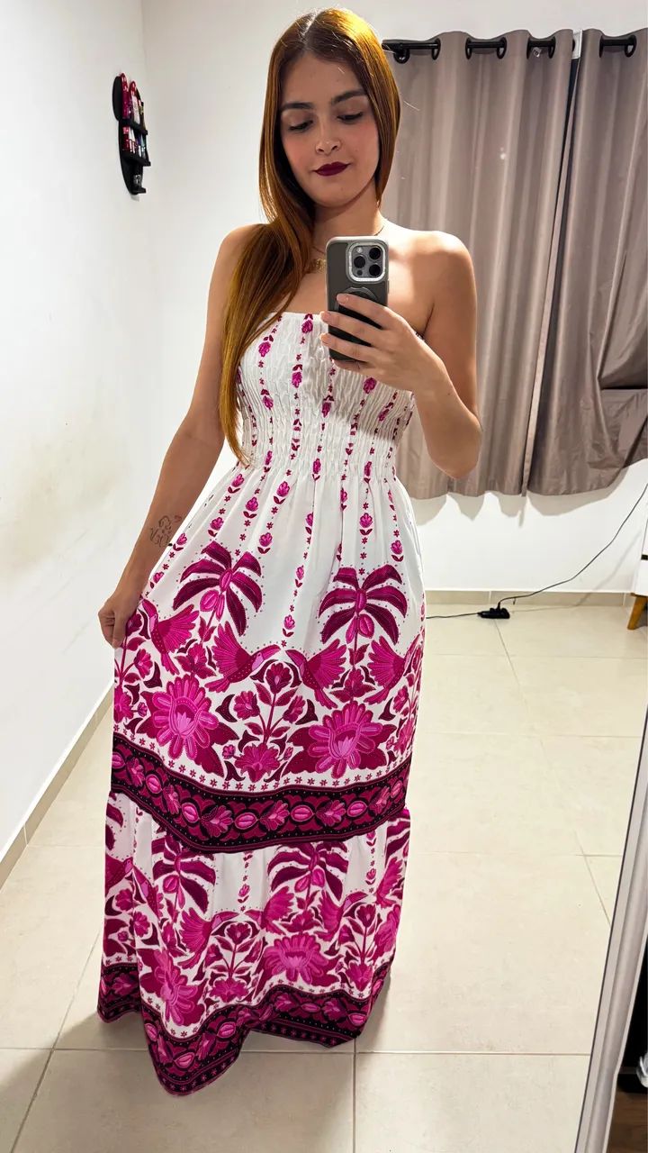 Vestido longo farm - Foto 2