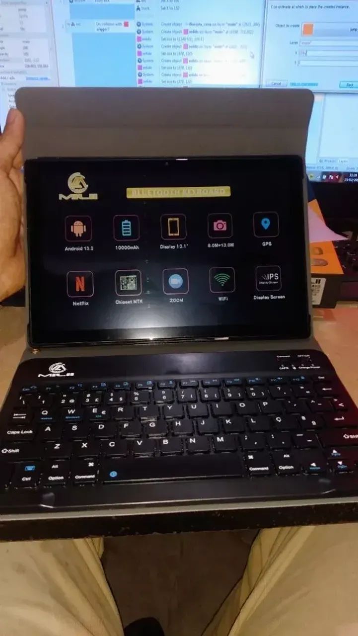 Tablet Milli Pc Mil10 6gb Ram 256gb Memória 10 Polegadas Android 13.1 ALTO - Foto 3