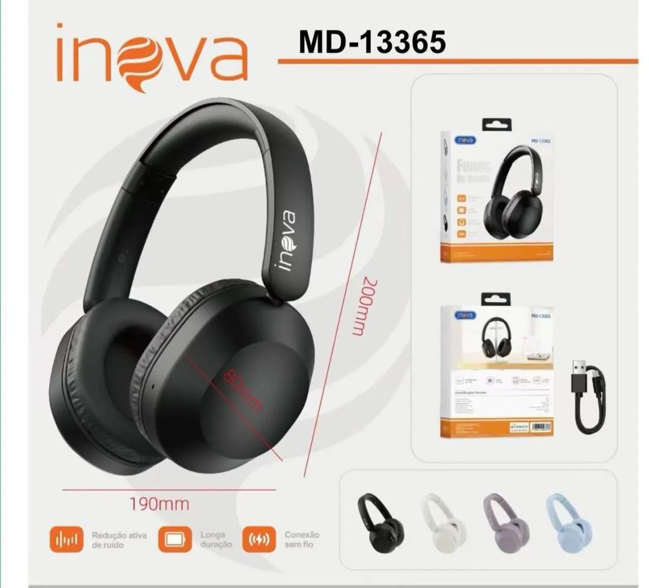 Fone bluetooth sem fio  - Foto 3