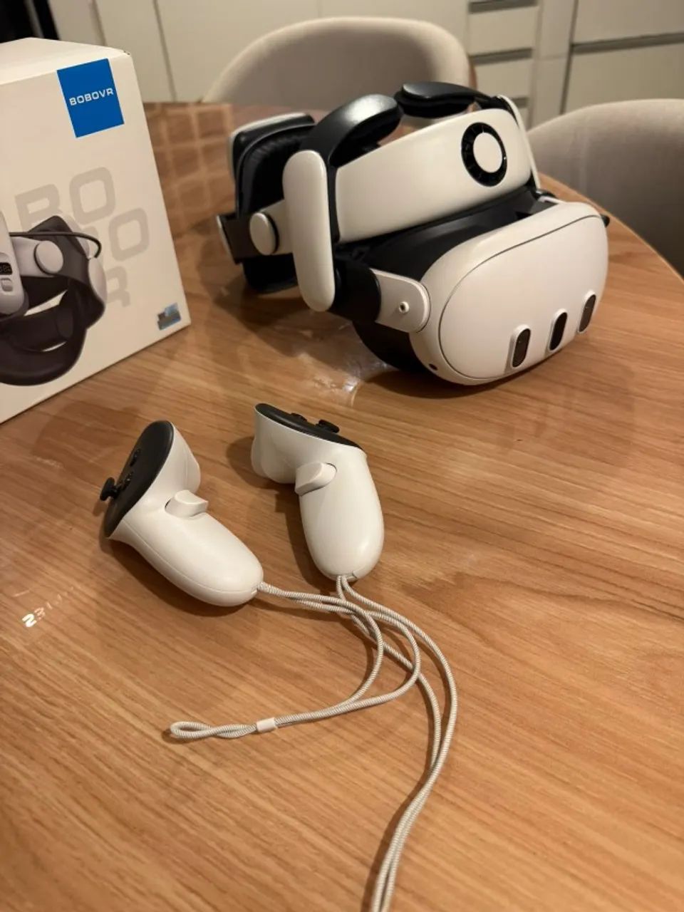 Meta Quest 3 512GB + Strap BOBOVR S3 Pro com bateria e