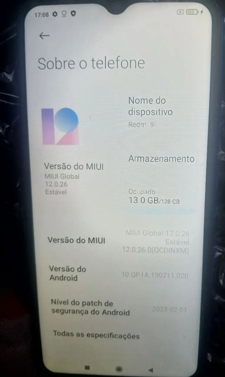 Redmi 9 128gb perfeito uso - Foto 2