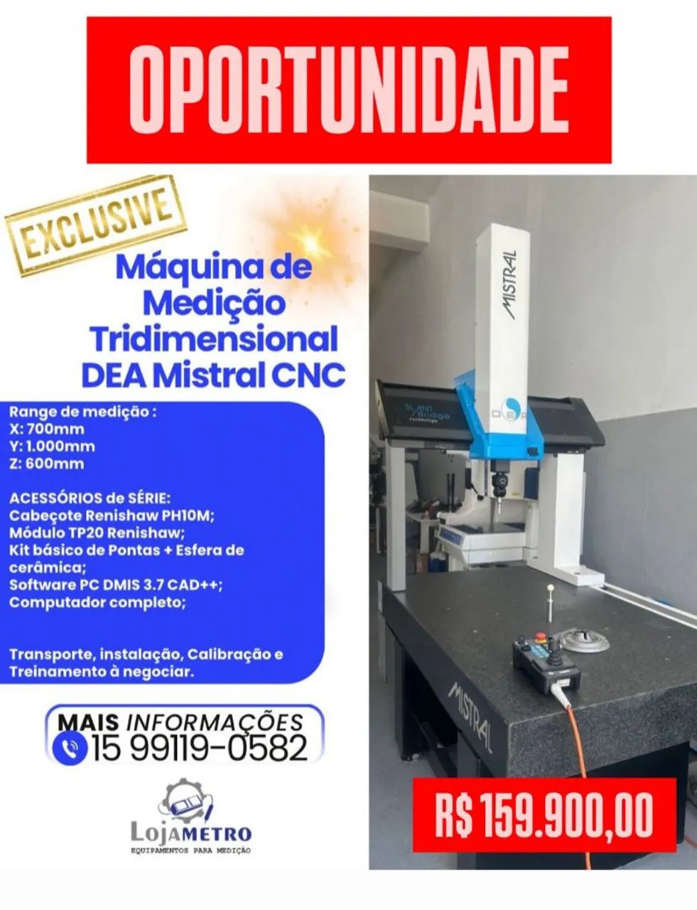 Tridimensional DEA MISTRAL CNC 