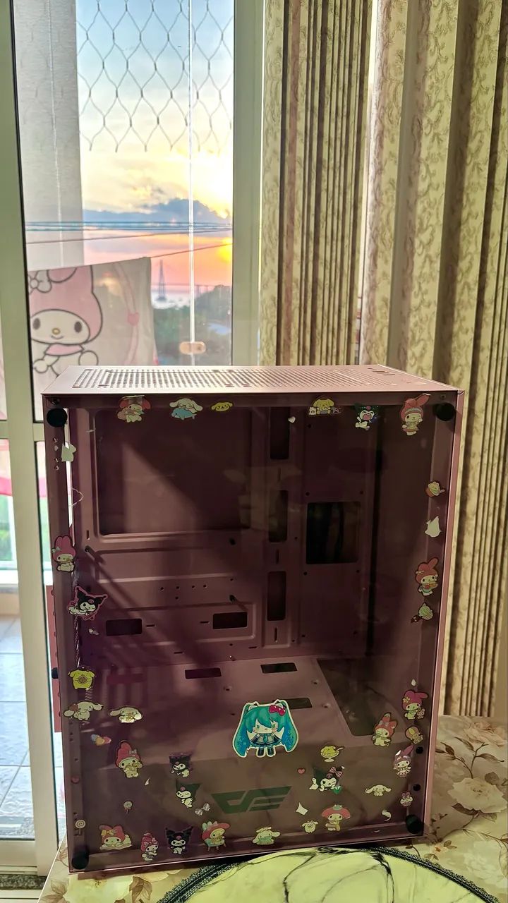 Gabinete rosa Mid tower - Foto 4