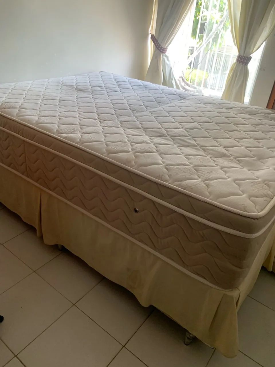 Cama box casal semi nova - Foto 2