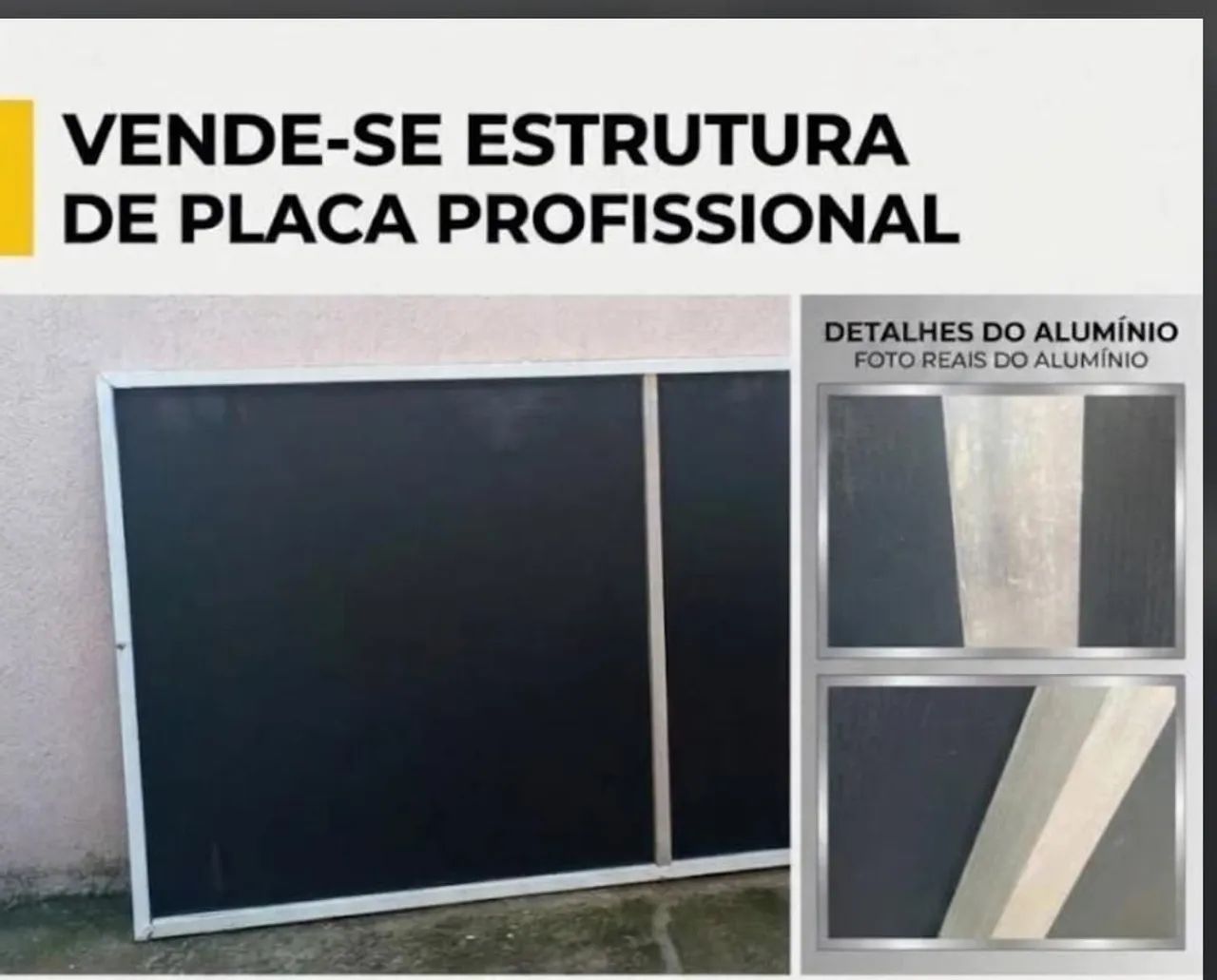 Estrutura de placa profissional 