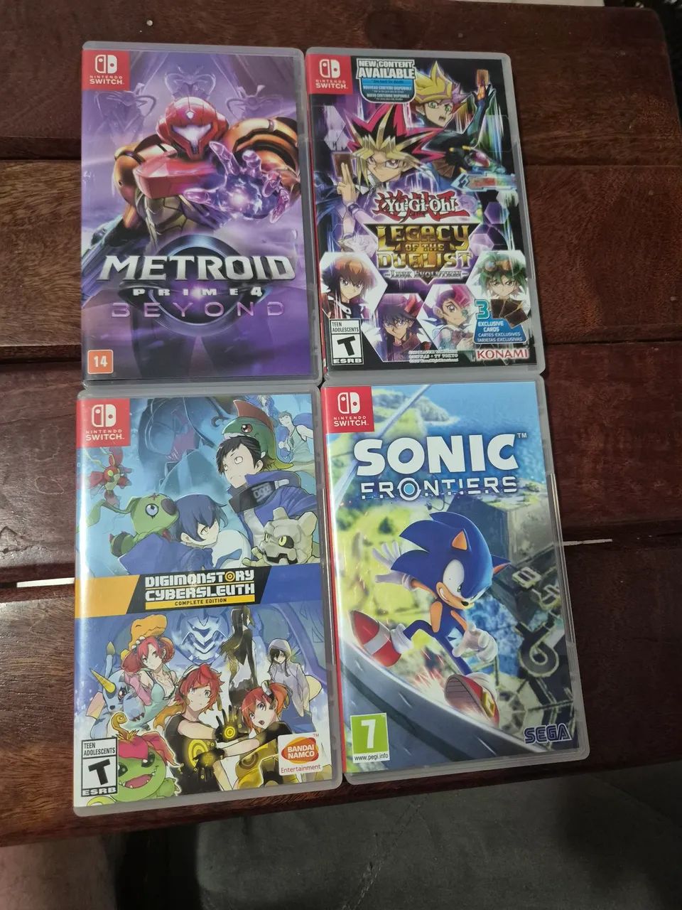 Jogos de Nintendo switch