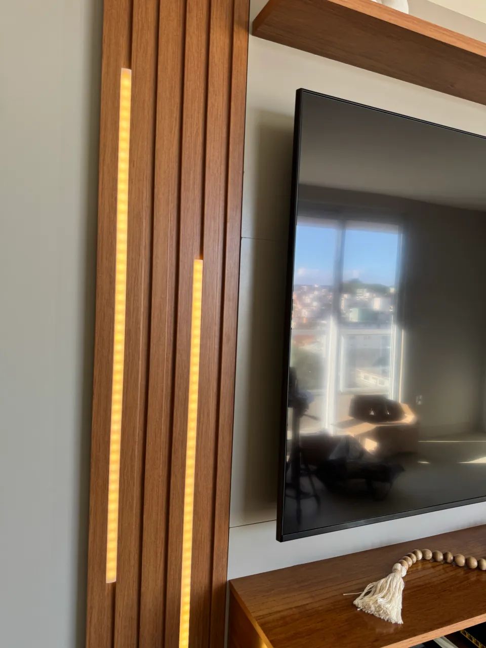 Painel para Tv até 65 polegadas MDF 170cm X 162cm - com LED  - Foto 2