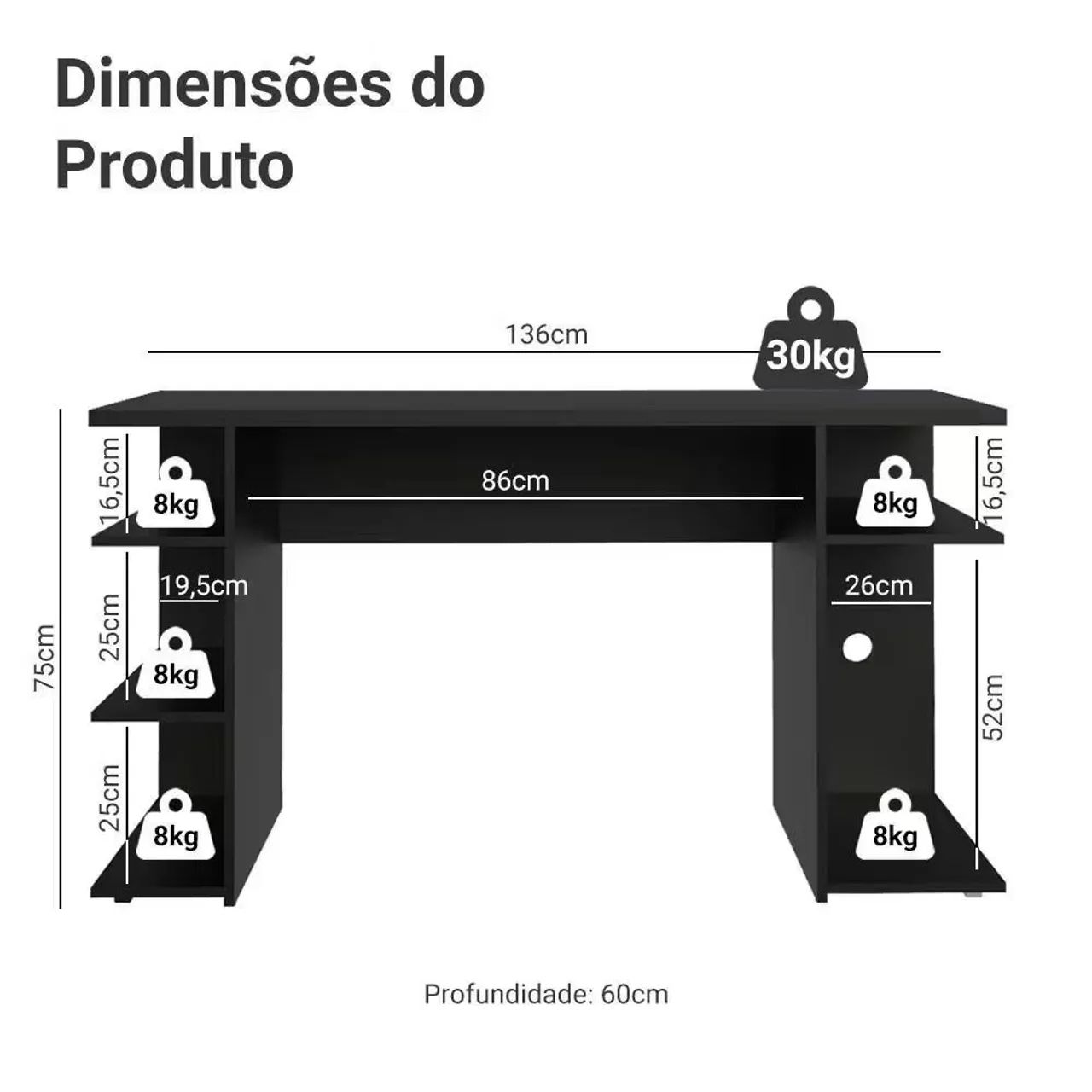 Mesa em ótimo estado de conservação  - Foto 3