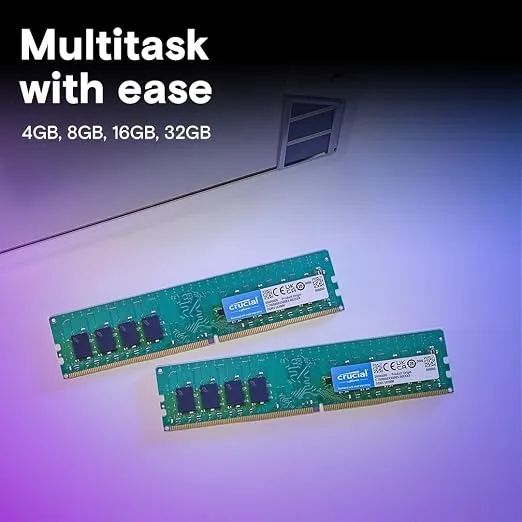 Memória RAM Crucial 32GB (2x 16GB) Ddr4 - 3200MHz - Memória RAM