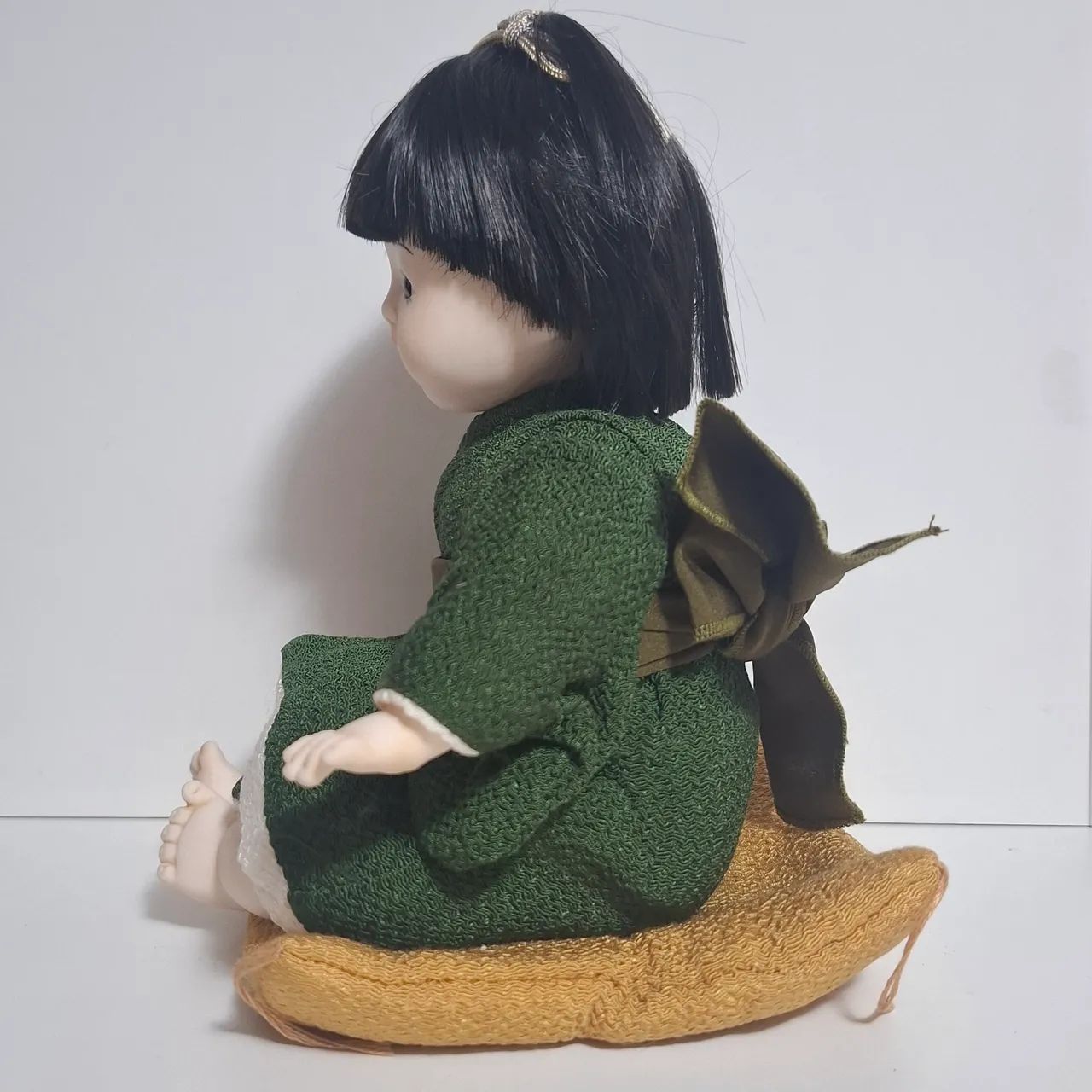 Boneca japonesa de borracha e tecido - Foto 2