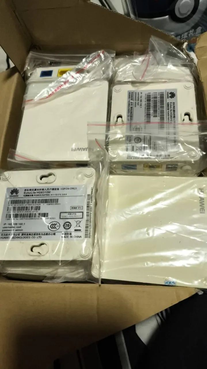 ? LOTE 20x ONU Huawei ? Fibra Óptica | Funcionando - Foto 3