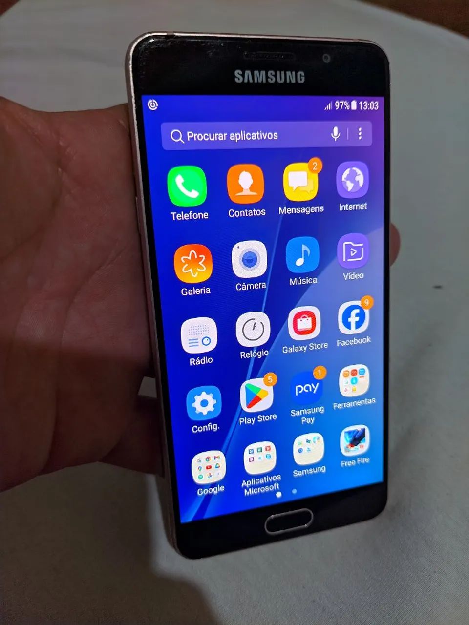 Samsung A5 2016  16g com leitor de digital  